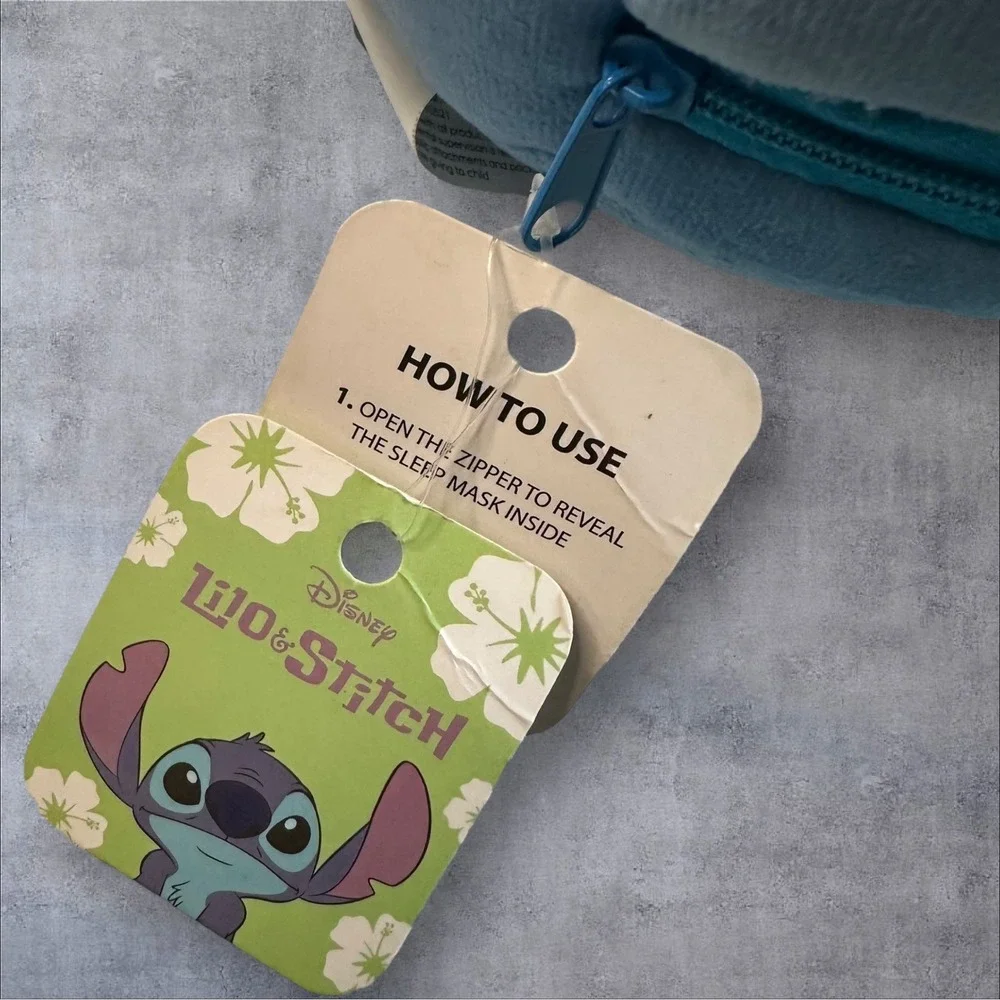 Disney Lilo & Stitch Jacmel Jewelry Eye‎ Mask Pillow NWT